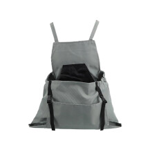 Gardening Picking Apron Waterproof Backstrap Harvesting Apron With Large Pocket Grey For Fruit Vegetables Flowers