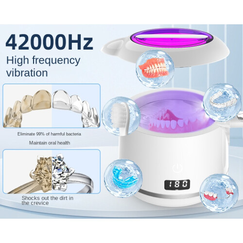 Small UV Tooth Socket Jewelry Ultrasonic Cleaning Machine 1
