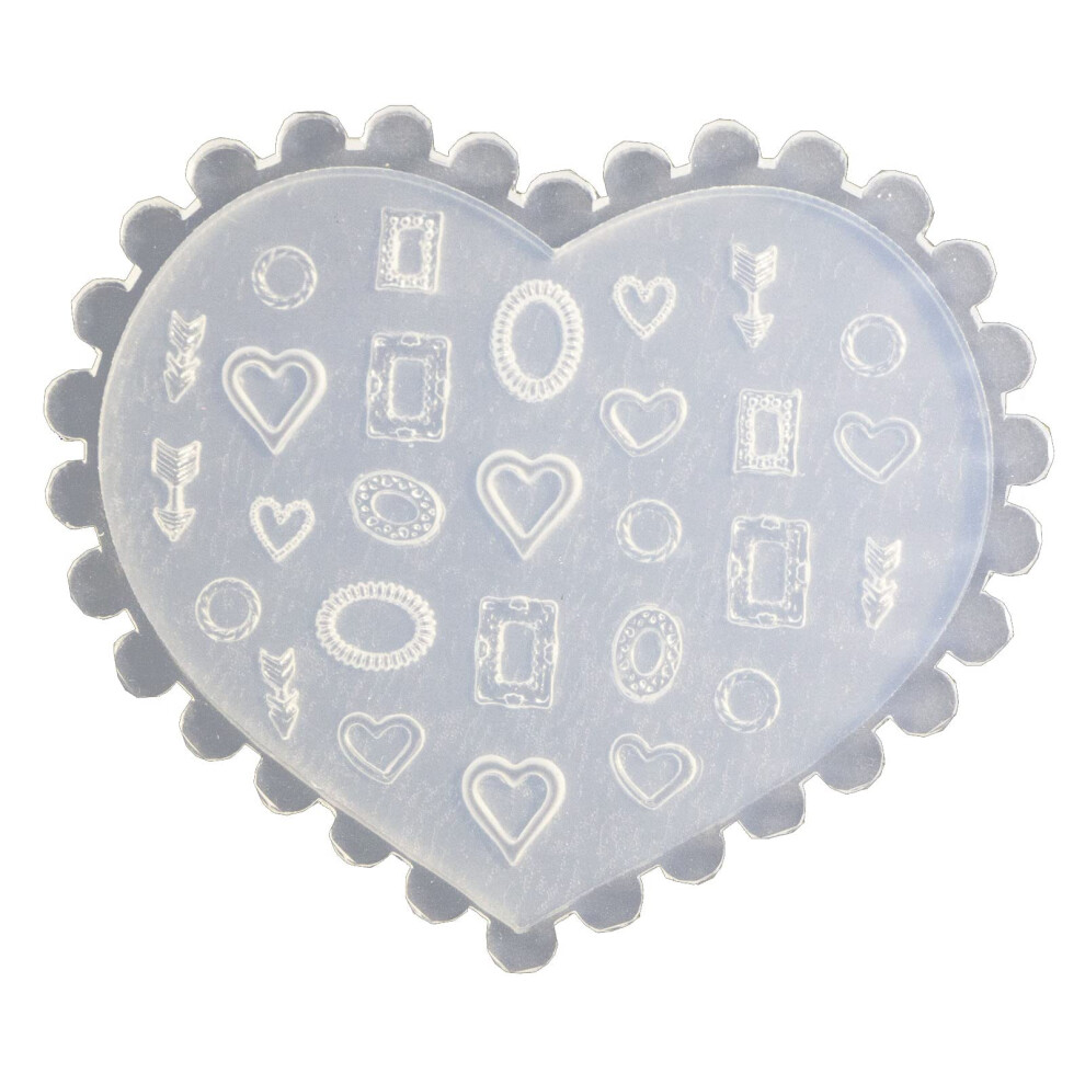 3D Nail Art Mold with Multiple Patterns, Reusable Silicone Decoration for Acrylic and Gel Nails