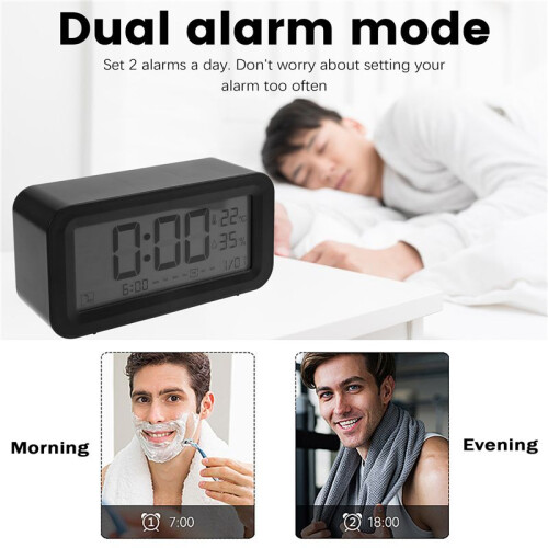 Digital Alarm Clock Digital Desk Clock  Electronic Clocks Office Simple Clocks Automatic Luminous Electronic Clock 2