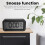 Digital Alarm Clock Digital Desk Clock  Electronic Clocks Office Simple Clocks Automatic Luminous Electronic Clock 4