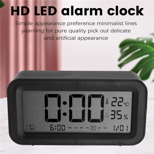 Digital Alarm Clock Digital Desk Clock  Electronic Clocks Office Simple Clocks Automatic Luminous Electronic Clock 1