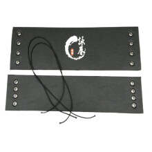 Wooden Dummy Head Pad Elastic Band, 2 Pcs, Black, Different Sizes, Exercise Equipment