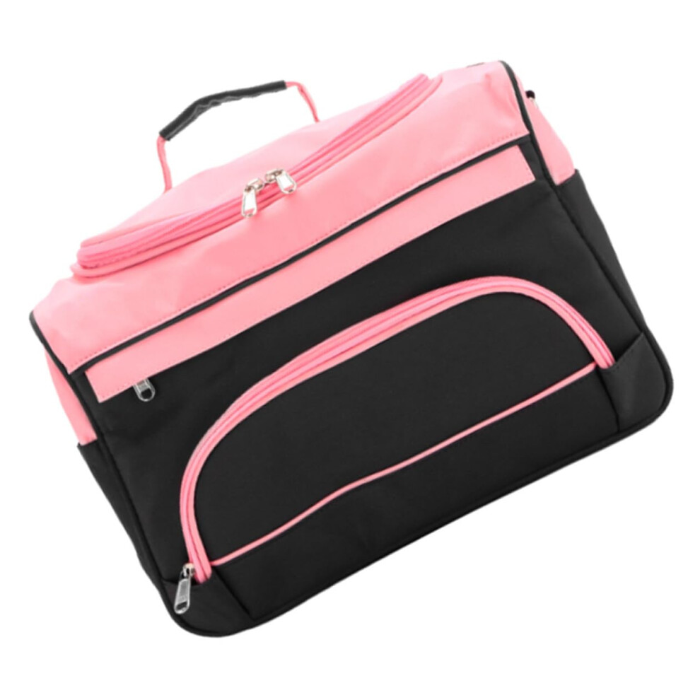 Portable Hairstylist Traveling Bag Oxford Material Tool Organizer With Compartments For Scissors, Combs, Hair Dryers 9094768461808