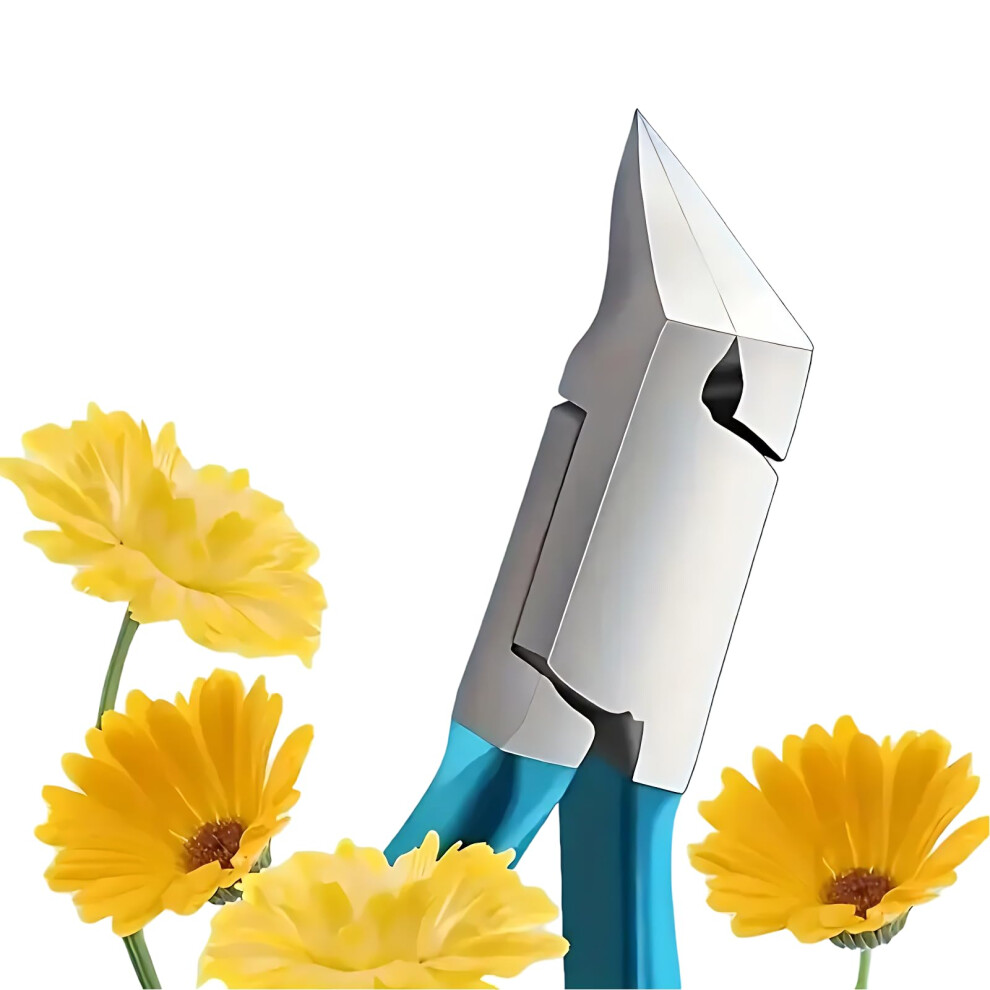 Professional Toenail Clipper for Thick Nails with UltraSharp Angled Blades and Ergonomic NonSlip Grip