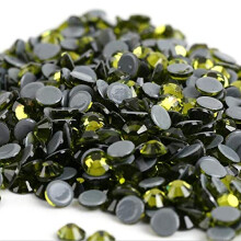 Hot Fix Rhinestones SS20 Olivine Crystal Glass Flatback for Clothes Sewing and Fabric Decoration