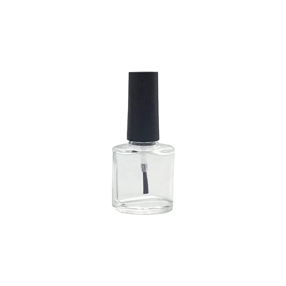 10ml Empty Nail Polish Bottle with Brush, Leakproof Durable Glass for Travel and Refill