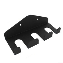 WallMounted Barbell Holder HeavyDuty Storage Rack SpaceSaving For Barbells Fits Garages And Workout Rooms Black