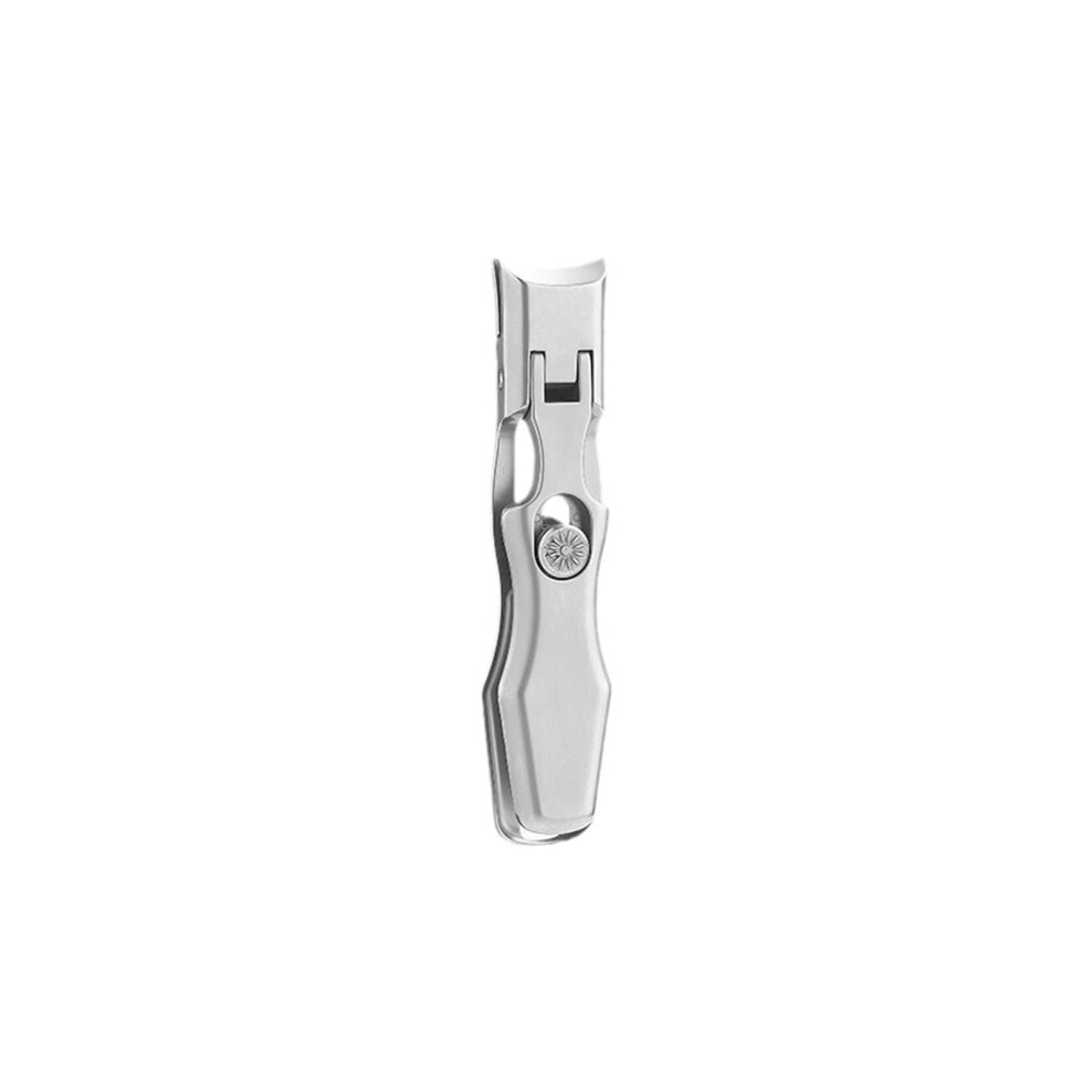 Silver Nail Clippers Wide Jaw Stainless Steel Trimmer For Thick Toenails And Seniors Ultra Sharp