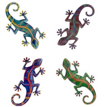Wall Hanging Decoration Supplies Lizard Wall Hanging Indoor and Outdoor Gardening Decoration Garden Climbing Lizard