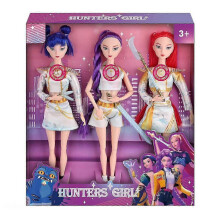 (3pcs Set) 3x Sining Girls Doll Toy - Collectible Vinyl Dolls, Birthday Christmas Gift for Kids Fans.