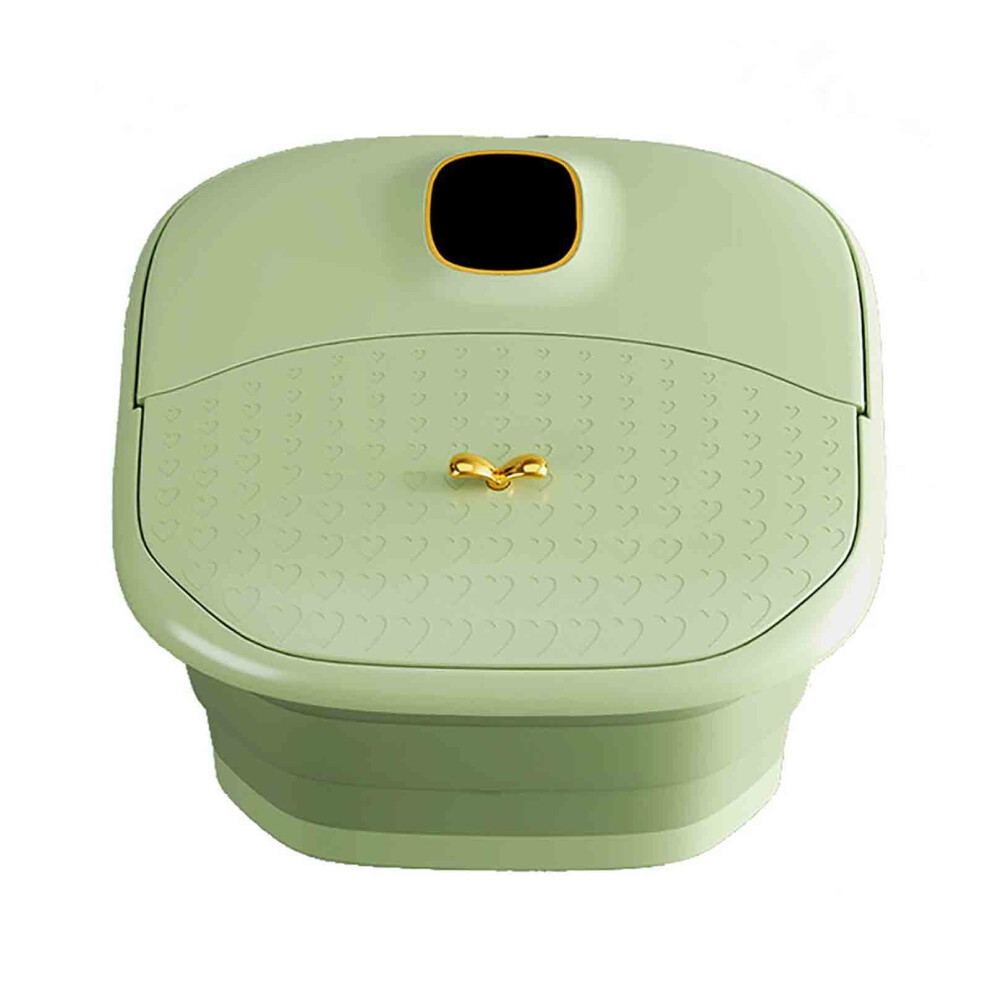 Collapsible Heated Foot Spa with Heat Therapy, Massage Rollers and Dust Cover for Tired Feet