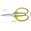 Kitchen Scissors Stainless Steel Multi Purpose Heavy Duty Kitchen Shears For Seafood Green Ref: 6284 3