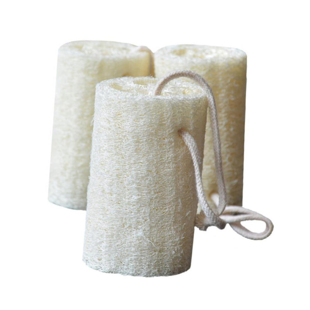 Loofah Shower Sponge Set, Natural Exfoliating Body Scrubber for Bath and Shower Cleaning