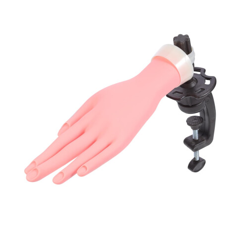 Manicure Practice Hand Model with Realistic Simulation, Durable Surface, Reusable for Nail Art
