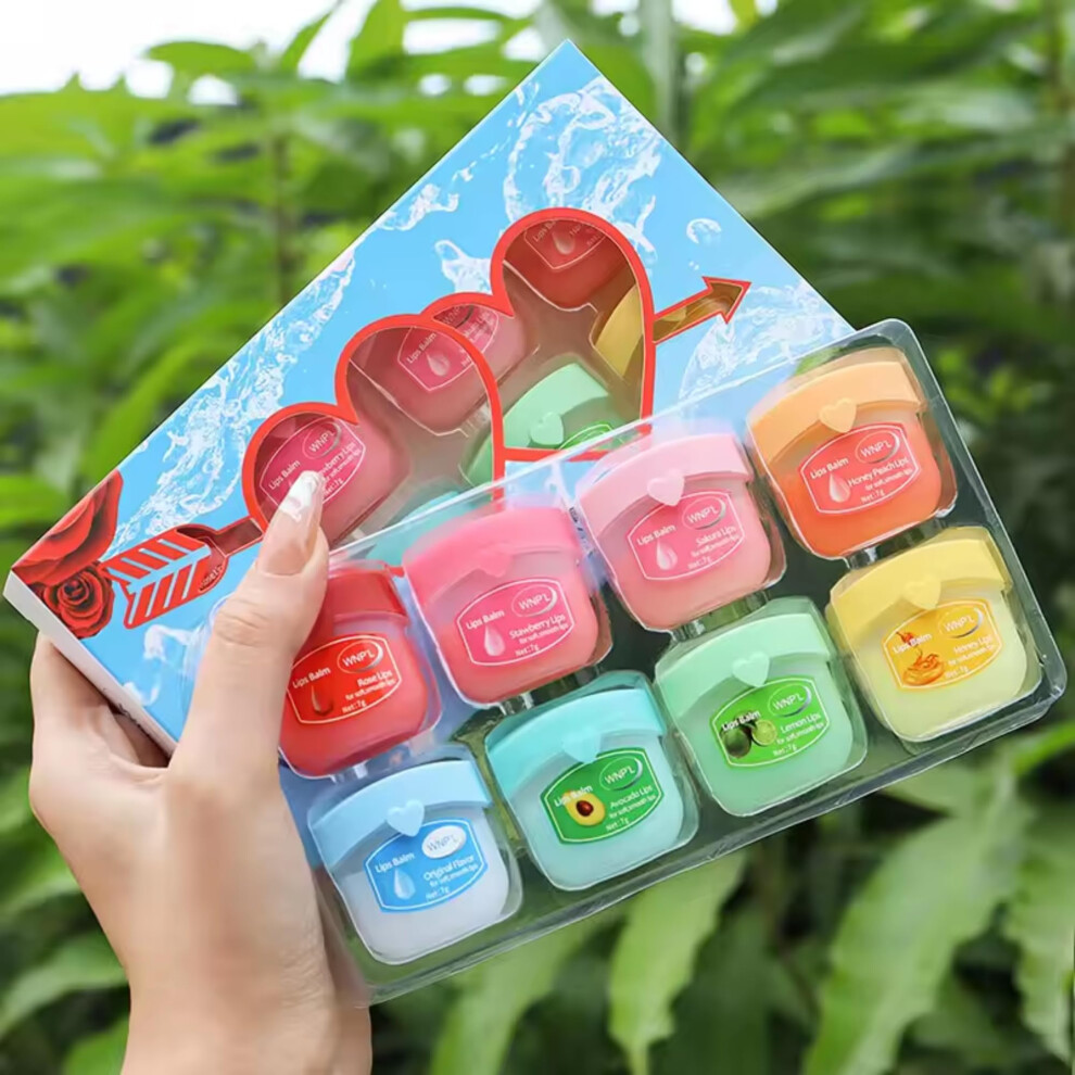 Lip Balm Variety Pack 8Pack 2oz Tubes with Deep Hydration and AllDay Moisture in 7 Flavors