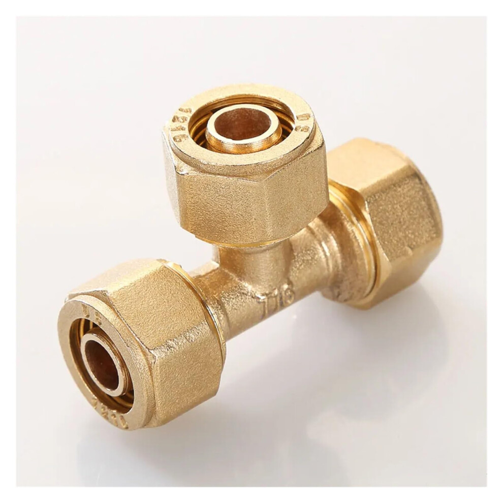 Brass Compression Tee Pex 1216 1418 1620 2025 2632 Pipe Fitting For Floor Heating 20251216 Reducer 9094768462614