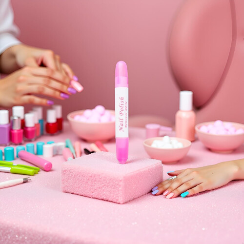 Nail Polish Corrector Pen with Replaceable Fine Tip for Precise Manicure and Pedicure Cleanup 1
