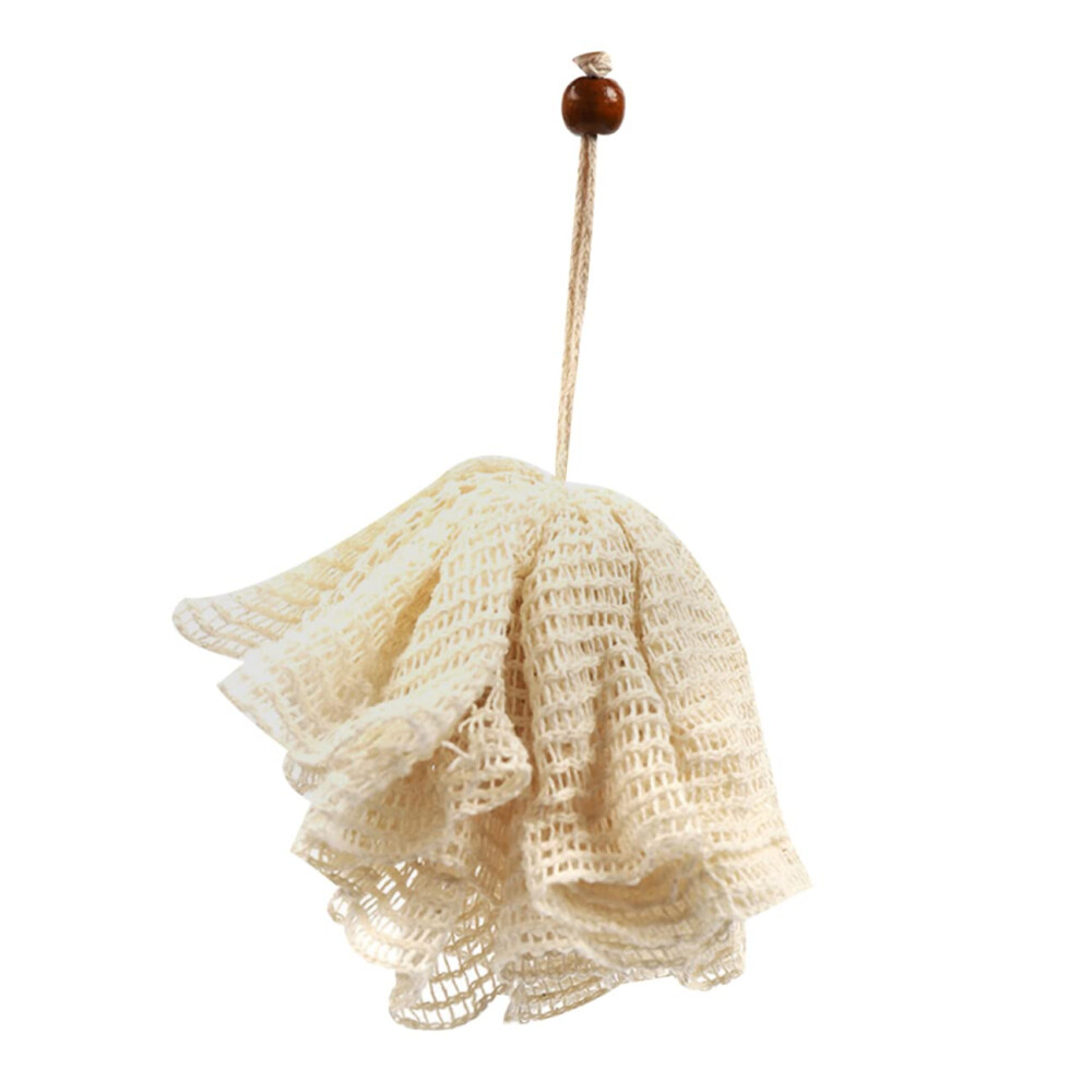 Bath Shower Loofah Mesh Bath Sponge for Gentle Skin Exfoliation with Hanging Loop