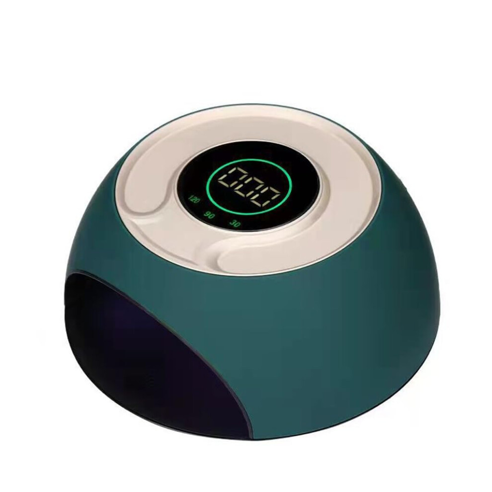 Gray 120W Uv Led Nail Lamp Gel Nail Dryer Fast Curing With Removable Base For Manicure Pedicure