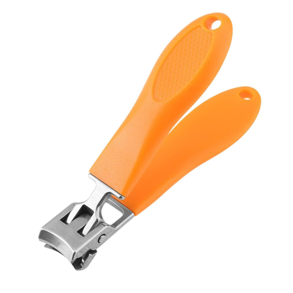 Stainless Steel Toenail Clippers for Thick Nails with Wide Jaw and Ergonomic Long Handle