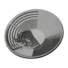 Gold Panning Pan 14 Inch Diameter Ergonomic Riffled Basin Enhanced Water Flow Contrast River Prospecting Tool