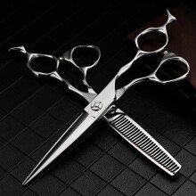 Hair Cutting Scissors 6 Inch Ultra Sharp Carbon Stainless Steel Professional Barber Shears