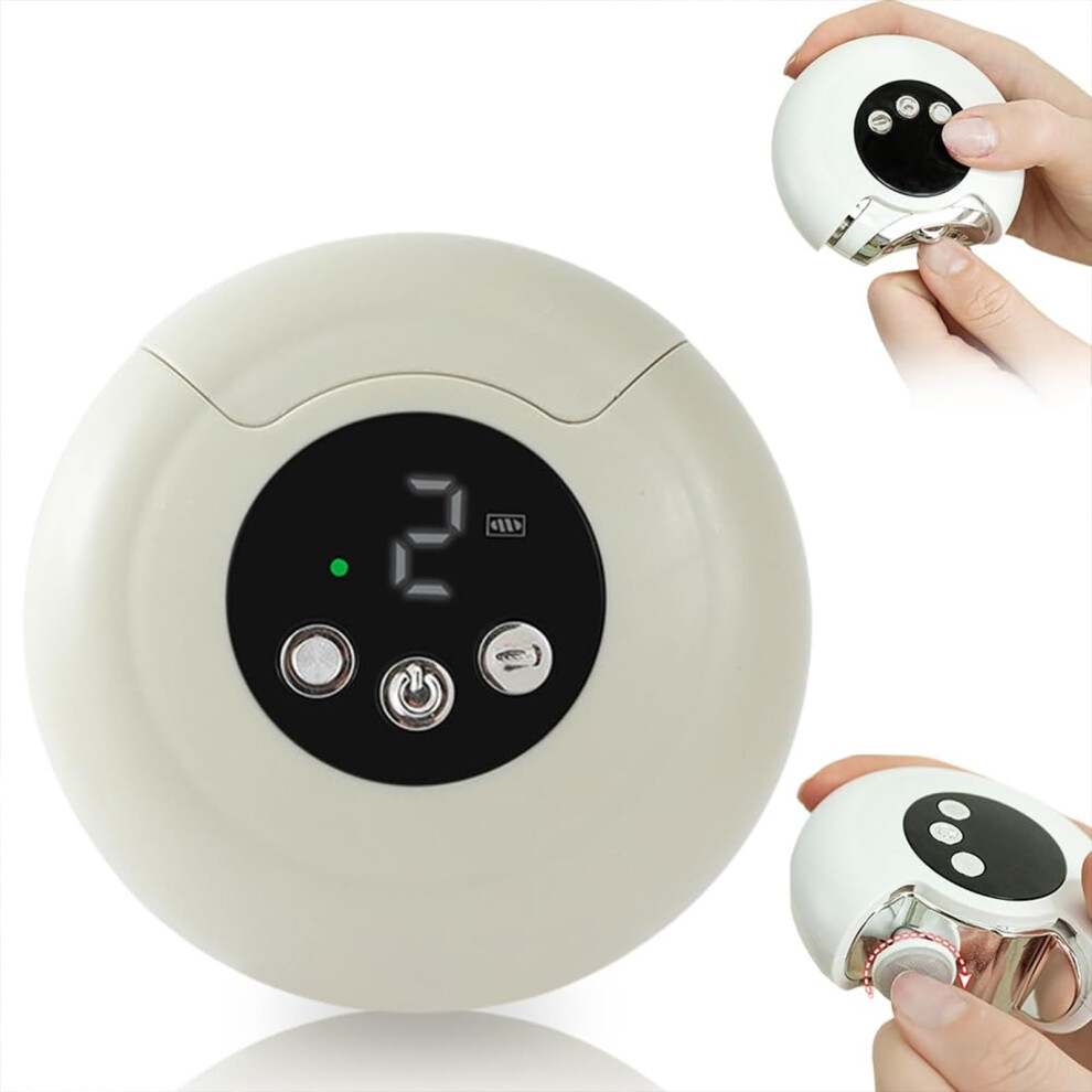 2 in 1 Electric Nail Clippers and File, USB Rechargeable, 3 Speed Safe Trimming for Thick Toenails Seniors