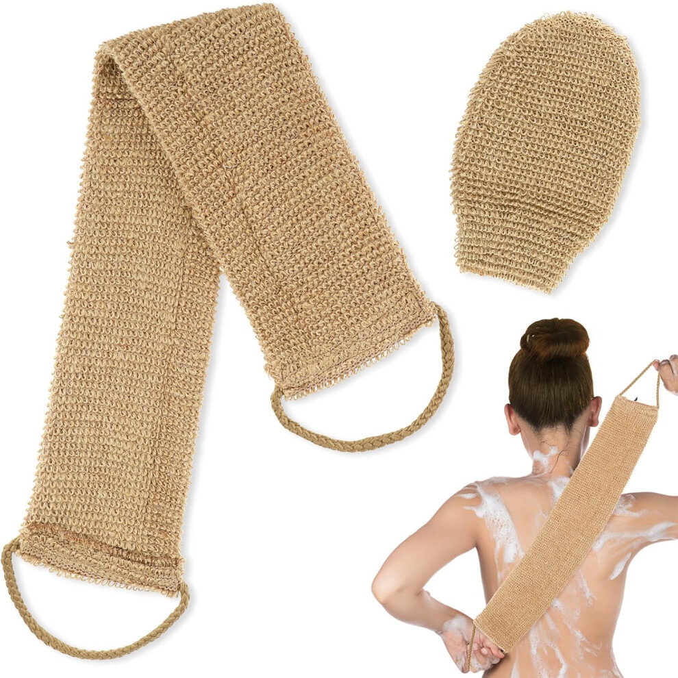 Exfoliating Body Scrubber Washcloth for Shower Back Cleaning Luffa Towel Spa Bath