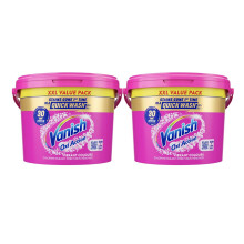 Vanish Gold Oxi Action Laundry Booster & Stain Remover Powder for Colours 2.4 Kg (Pack of 2)