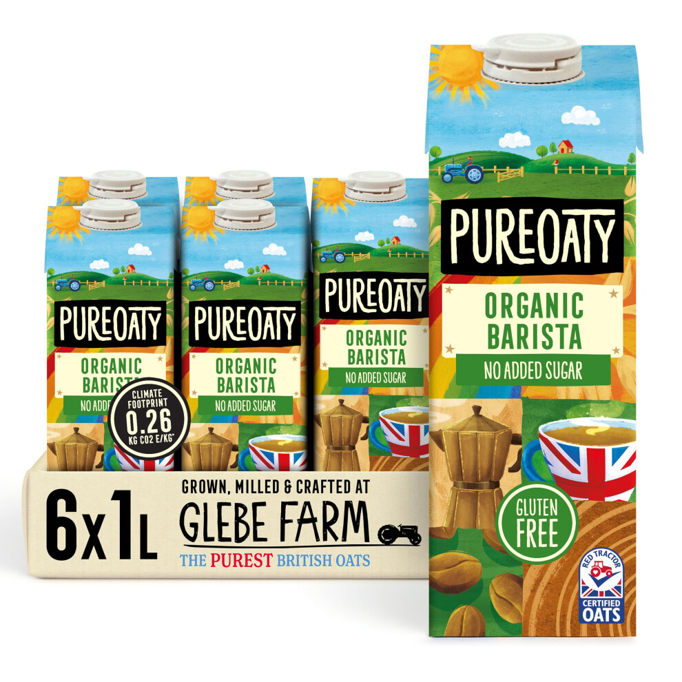 Glebe Farm Pureoaty Organic Barista Oat Milk,