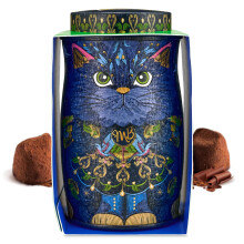 Monty Bojangles Cocoa Dusted Chocolate Truffles Kit Tin (36g - Midnight Prince) Luxury Vegan Chocolatey Truffles - Collectable Mini Kit Tin, Truffles
