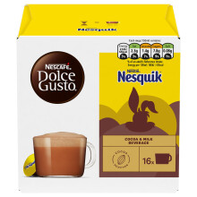 NESCAFE DOLCE GUSTO Nesquik Hot Chocolate Pods (Total 16 Servings)