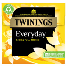 Twinings Everyday Black Tea 4 x 80 Teabags, 232g (Pack of 4)