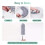 Vicloon Extendable Microfiber Duster, Feather Duster with Extra Long 100 inches Telescopic Pole and Bendable Head,Washable,Hand Duster for Cleaning H 4