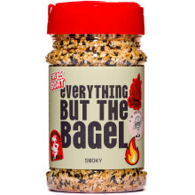 The GOAT Smoky Everything But The Bagel Seasoning Jumbo 180g Shaker - All Purpose Finishing Spice for Meat and Vegetables with Toasted Sesame and Pop