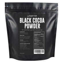 Black Cocoa Powder for Baking - 1kg Pouch | Intense Deep Black Dutch Processed Unsweetened Cocoa Powder | pH 8.8 (Zero Bitterness) with 10-12% Fat |