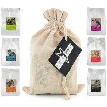 Gourmet Coffee Beans Gift Set - COFFEES OF THE WORLD | Whole Roasted Coffee Beans 600g (6 x 100g) - 6 Finest Single Origin Coffees | Hamper Style Gif