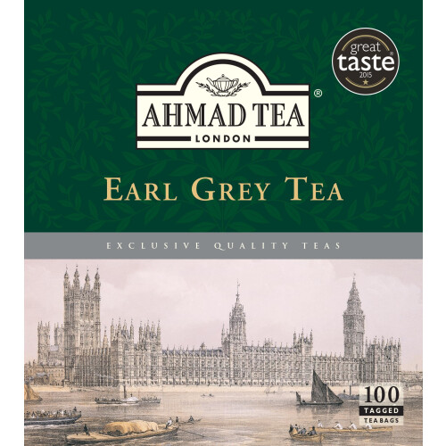 Ahmad Tea Earl Grey Tea | Black Tea - 100 Teabags