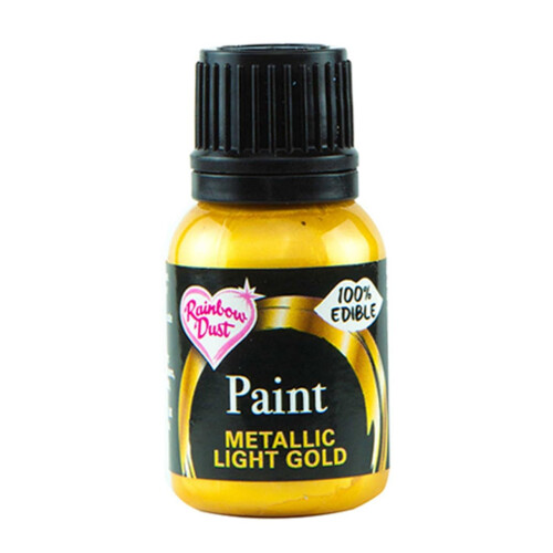 Rainbow Dust Metallic Paint Light Gold, 25 g