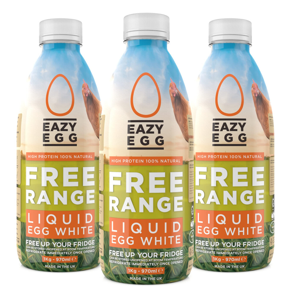Eazy Egg Free Range Egg Whites Liquid