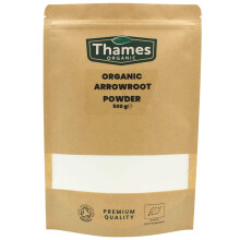 Organic Arrowroot Powder 500g - Arrowroot Flour, Starch Non-GMO Thickening Agent - No Additives or Preservatives - Vegan, Certified Organic - Perfect