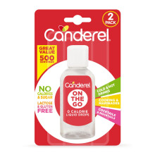 Canderel On The Go Liquid Sweetener 2 x 55 ml | Zero Sugar and Zero Calories | 500 Servings | (2 Pack)