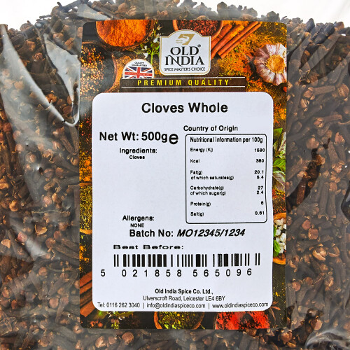 Old India Cloves Whole 500 g 1