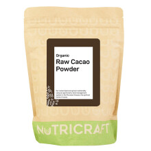NutriCraft Organic Raw Cacao/Cocoa Powder - 1kg, 75% Criollo Cacao Beans, Made from Aromatic Beans, Superfood for Smoothies & Baking, Chocolate Makin