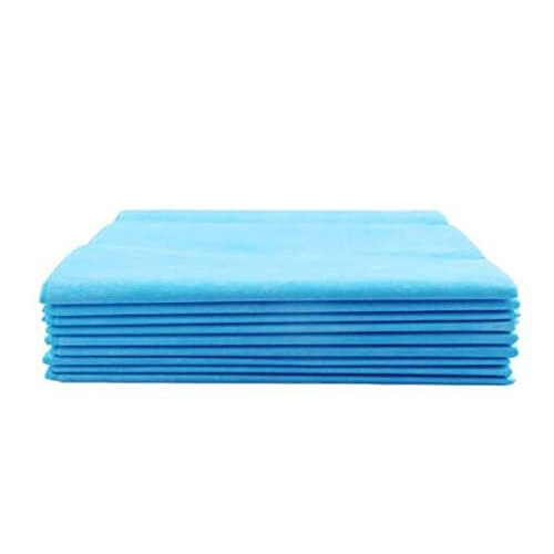 Disposable Waterproof Massage Table Sheets 31x78 Blue Single Use Fluid Resistant Bed Covers 20 Pack 2