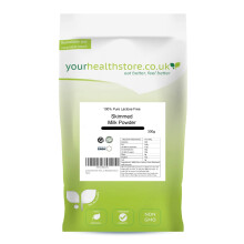 yourhealthstore 100% Pure Lactose Free Skimmed Milk Powder 300g, No Additives, No Added Sugar, No Soy Lecithin, No Bovaer, Vegetarian, (Recyclable P