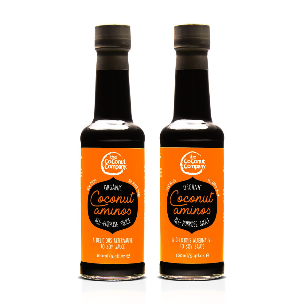 The Coconut Company Organic Coconut Aminos - Vegan, Gluten-Free, Raw,