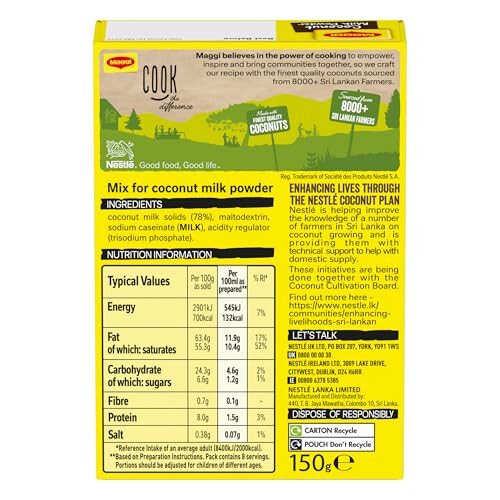 Maggi Coconut Milk Powder Mix, 150 g 1