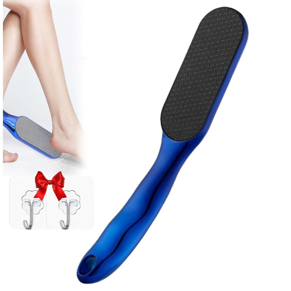 Blue Nano Glass Foot File Callus Remover With NonâSlip Handle For Dead Skin And Hard Skin Removal